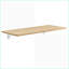 Table basse murale pliante peu encombrante en acier de calibre 14 pour cuisine de salle de lavage