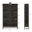 Armoire à chaussures, armoire à chaussures d'entrée de maison, armoire de rangement pour balcon d'entrée, étagère à chaussures de grande capacité, gris