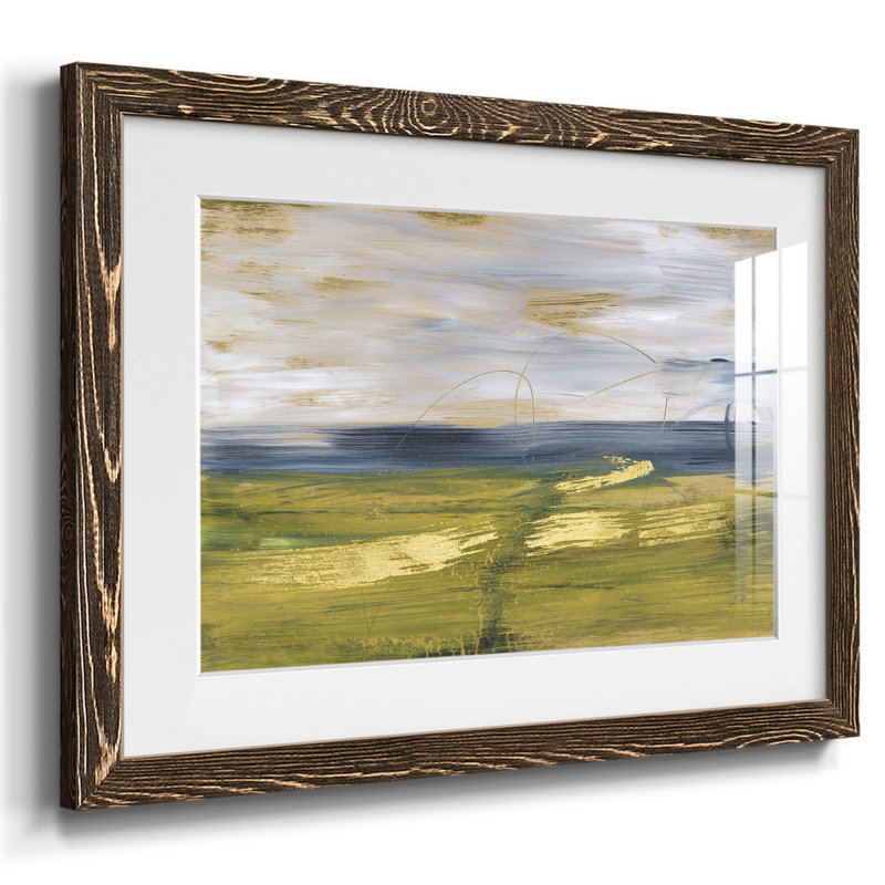 Ciel et terre II, Noyer, H 22 po x l 32 po x P 1,5 po