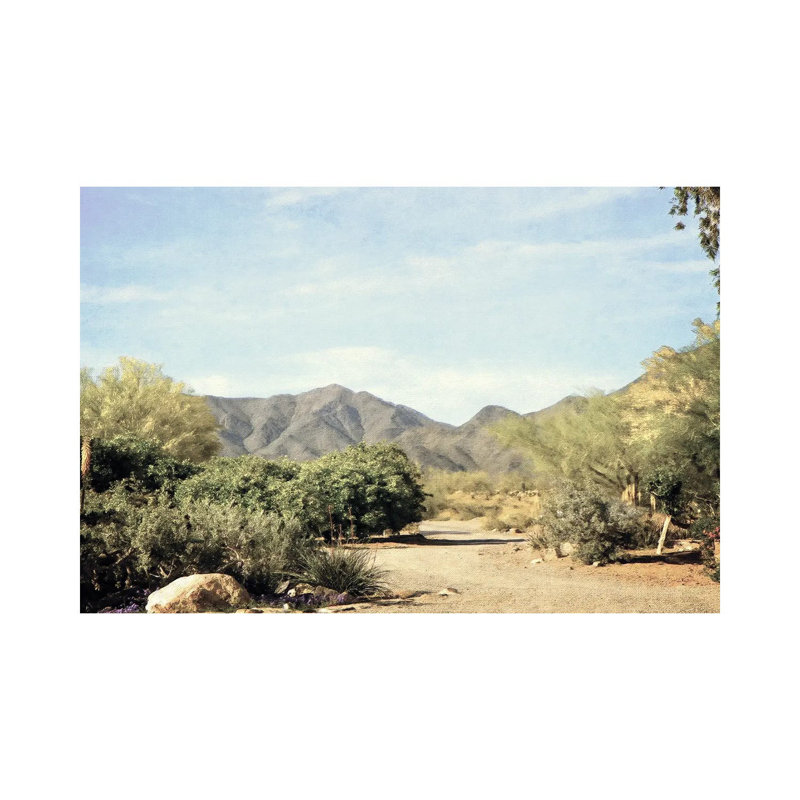 Desert Path by Grafitee Studios - Wrapped Canvas Print, 20.32 cm H x 30.48 cm W