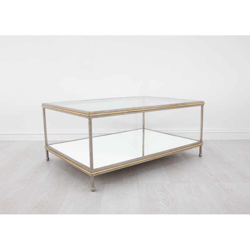 Lauren Coffee Table, Champagne/Gold