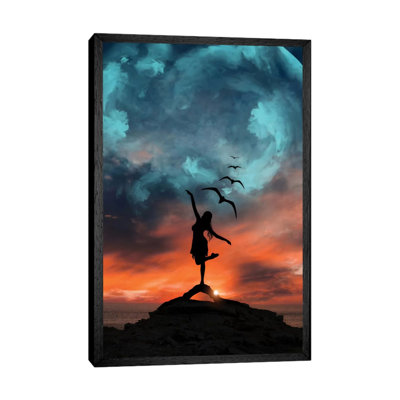 Free Girl by Abdullah Evindar - Print on Canvas