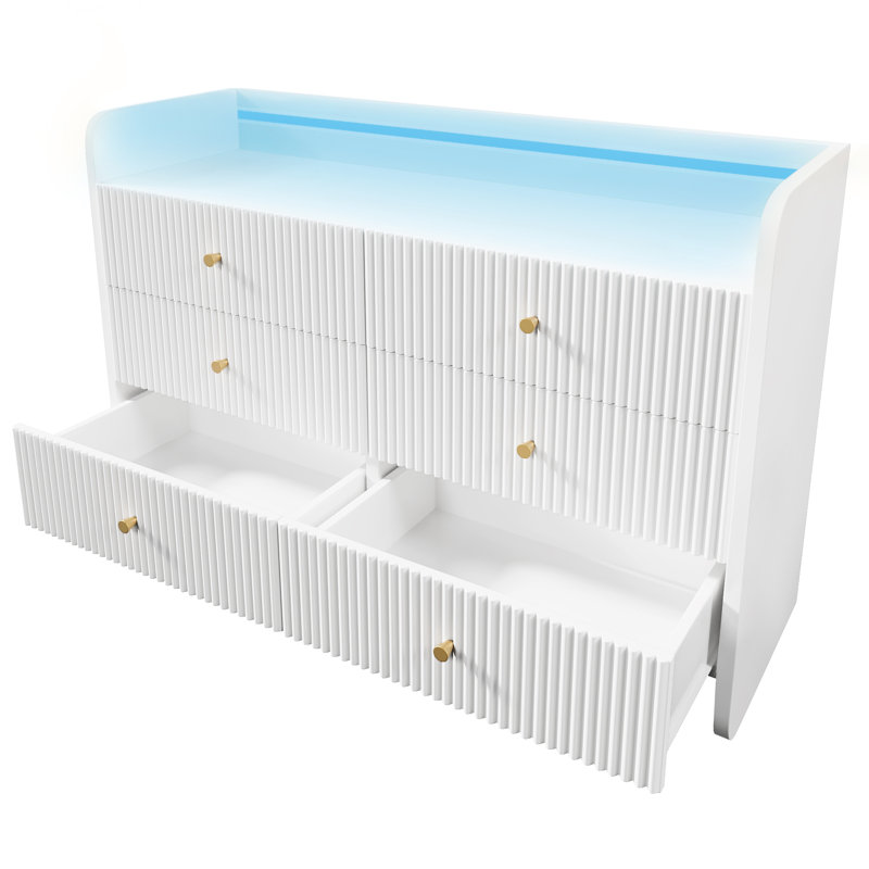 120 cm W Chest of 6 Drawers