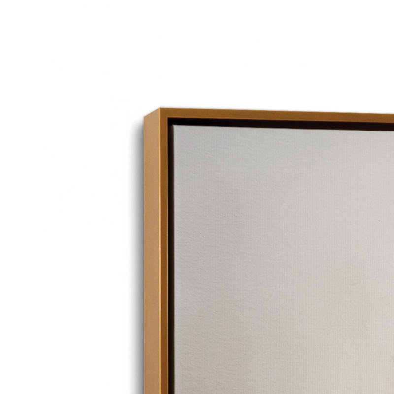 «Gentle Gilded Gust», ensemble de 3 impressions sur toile dans un cadre, Cadre flottant or poli