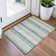 Machine Washable Indoor/Outdoor Xhevrie Seafoam Rug