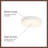 Chiedza 5-in White dimmable LED Flush Mount-124959454