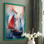Série NAUTICAL CDI - reproduction encadrée de qualité supérieure - prête à être accrochée - aucun clou requis-108019885-108019886