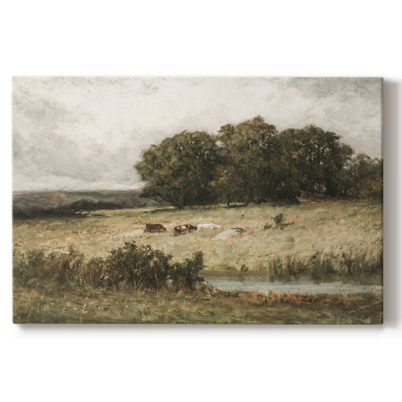Paysages rétro-CMXCVI -Galerie enveloppée Cavas, 8 x 12