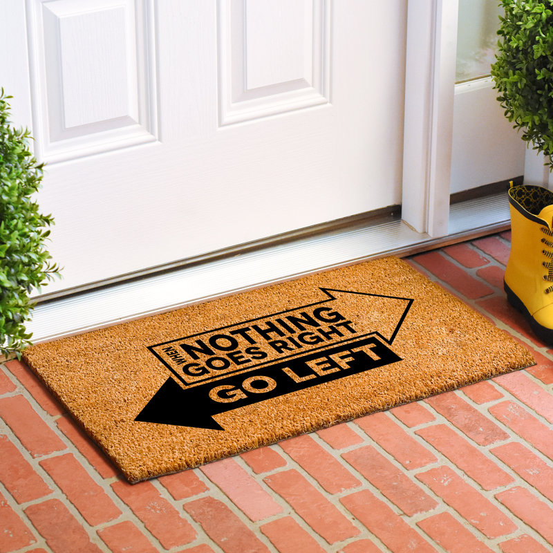 Tapis de porte intérieur et extérieur antidérapant Carlstrom, L 24 po x L 36 po