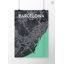 Barcelona City Map - No Frame Print-1406909569