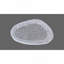 Table basse ovale blanche