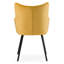 Chaise avec accoudoirs en velours Borrayo-1855917020