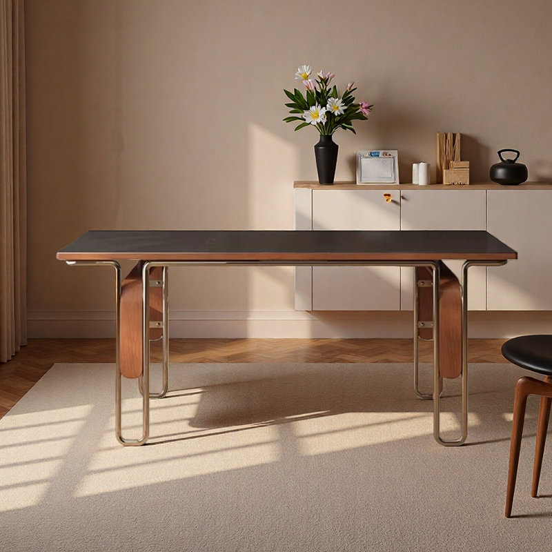 Table de salle à manger Premium, Noir, H 29,53 po x L 62,99 po x l 31,5 po