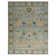 Wool Geometric Area Rug in Gray
