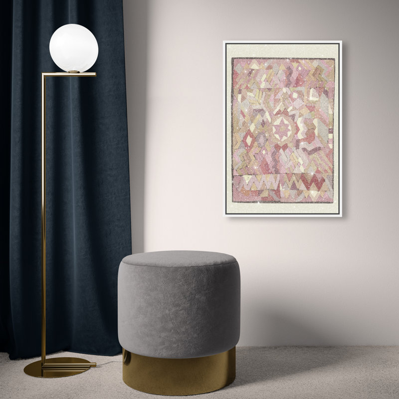 Tapestry Boehme Print by Oliver Gal, 31"H x 21"W, White Floater Frame