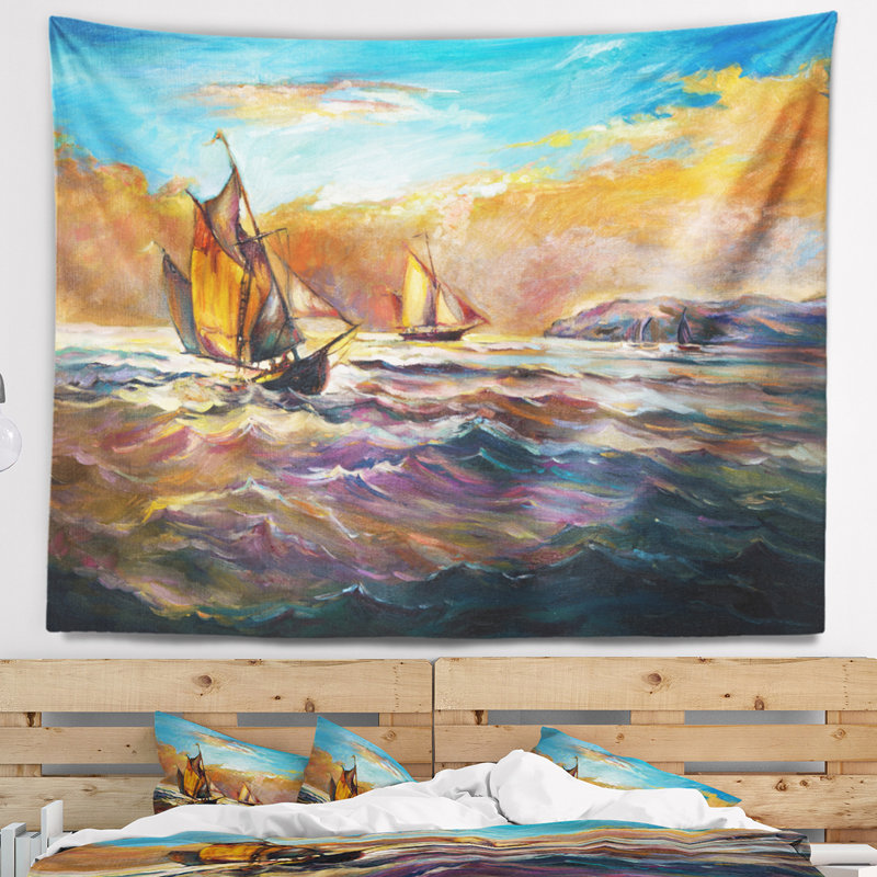 Polyester Tapestry, 68" H x 80" W