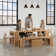 Transformer Table Extendable Dining Set - Table + Bench + 4 Chairs - 2 To 12 People