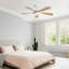 Ventilateur de plafond 52 po avec lumières DEL Lacresia