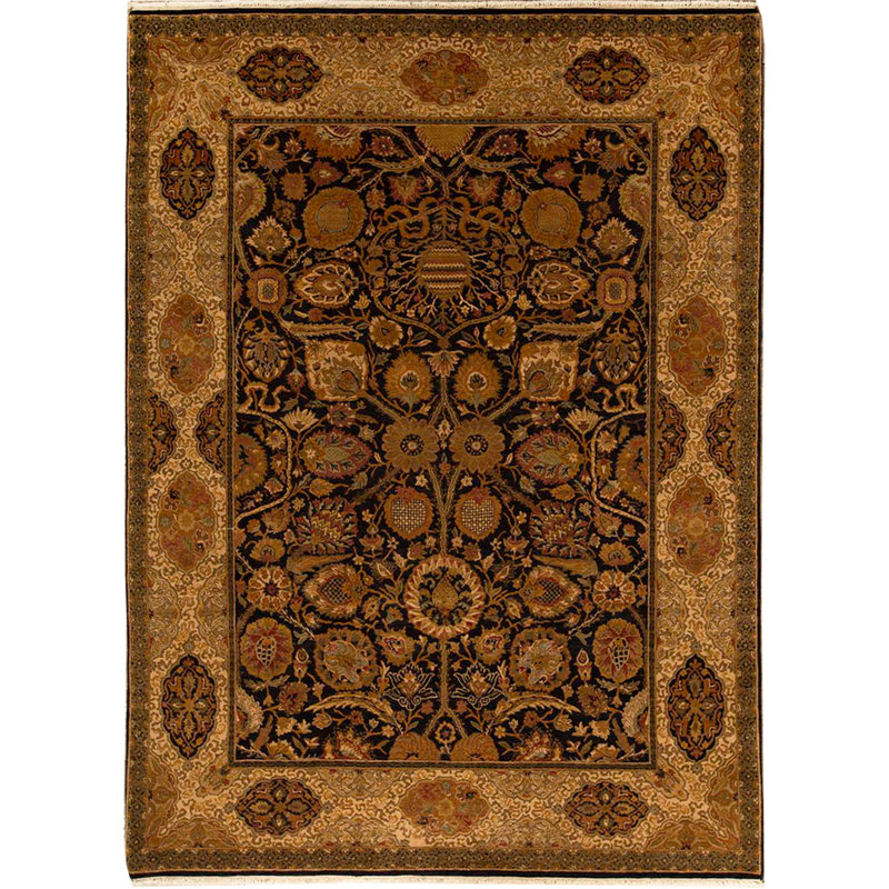 Hand Woven Wool Floral Area Rug