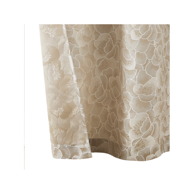Orandy Semi-Sheer Curtain Pair, 38" W x 84" L