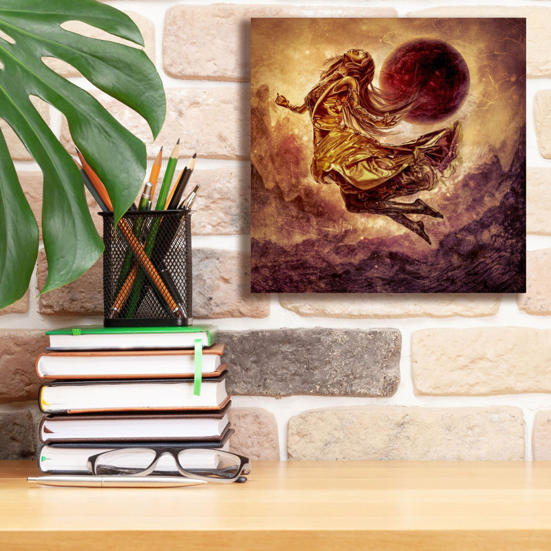 «Gilded» par Mario Sanchez Nevado, art mural sur toile, H 12 po x l 12 po