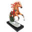 Figurine châtaignier cheer charançant Steed Horse par Laurie Prindle