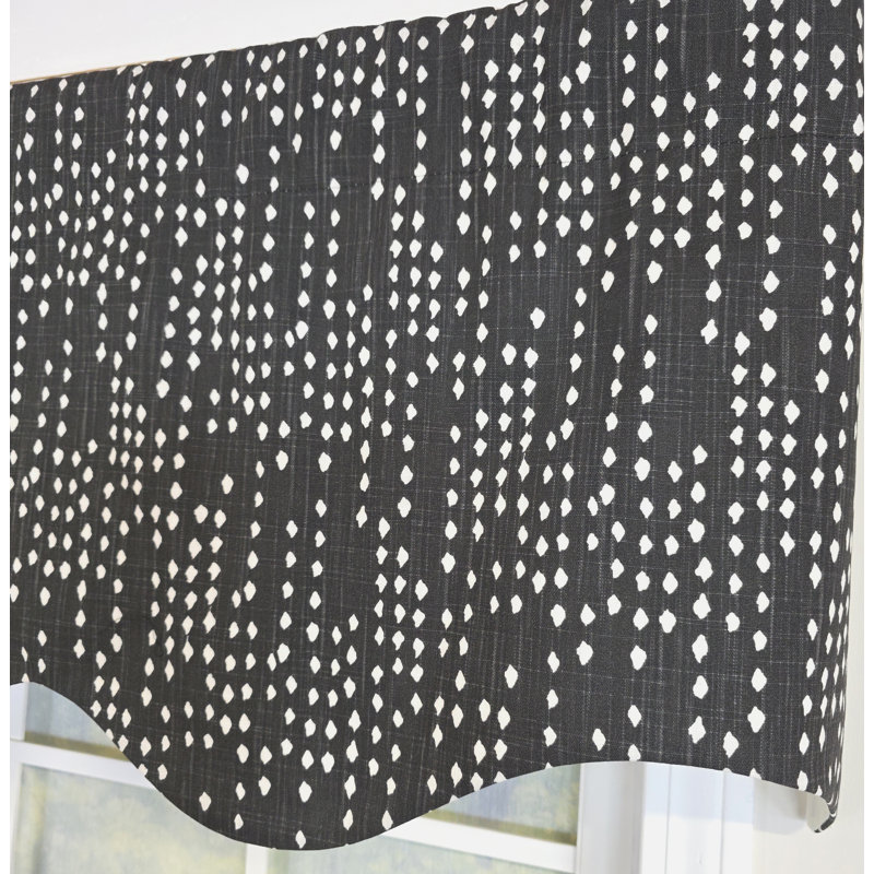 Rainfall Regal valance, Argent