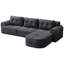 Canapé modulaire moderne avec rembourrage en mousse et confort-126061584