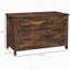 Coffre de rangement avec 2 charnières de sécurité et boîte en bois
