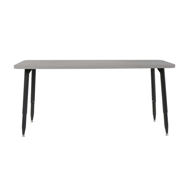 Table d'activité Adapte 24 x 36, 30 po x 60 po, Bois gris clair / noir