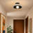 Duley Glass Metal Flush Mount-87614682