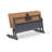 Tables Training Meeting Seminar Classroom 5Pc Beech Folding Industrial Caster Z-Base. Tables Connect.  Modesty Panel, Shelf, Power+Usb Outlet. Fold+Nest For Storage (Seating Not Included).