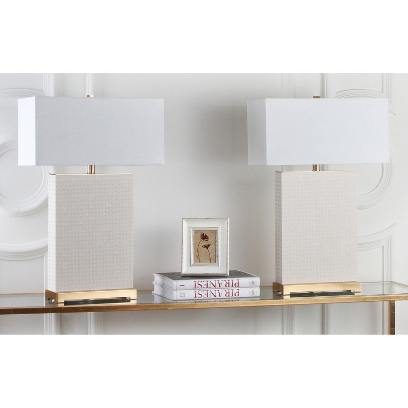 Convery Table Lamp, Cream