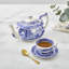 Théière italienne bleue Spode 2,5 pt