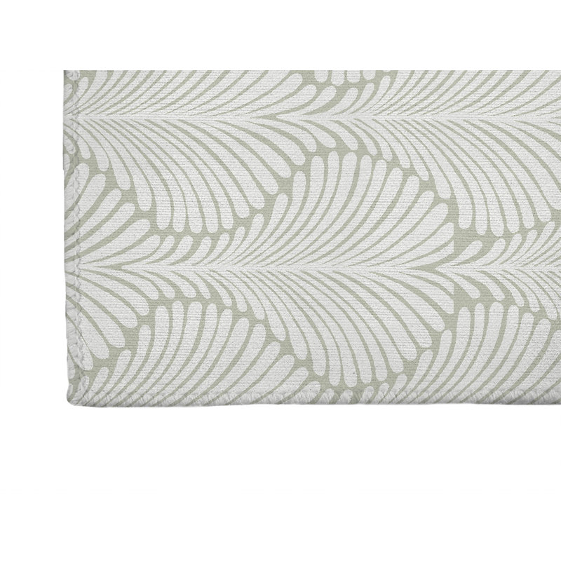 Elegant Palms Non-Slip Outdoor Rug, Runner 2'6" x 8'