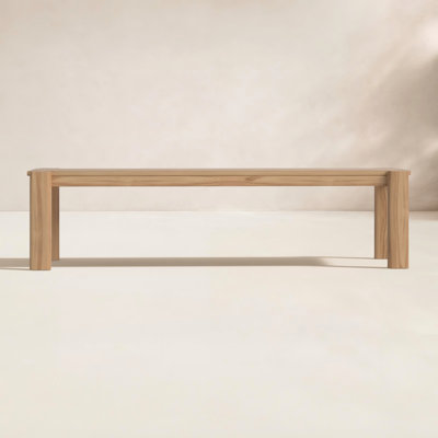 Jacinta Teak Outdoor Bench by Joss & Main