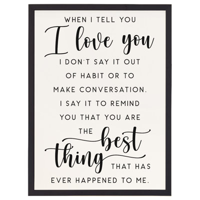 «Love You Best Thing»