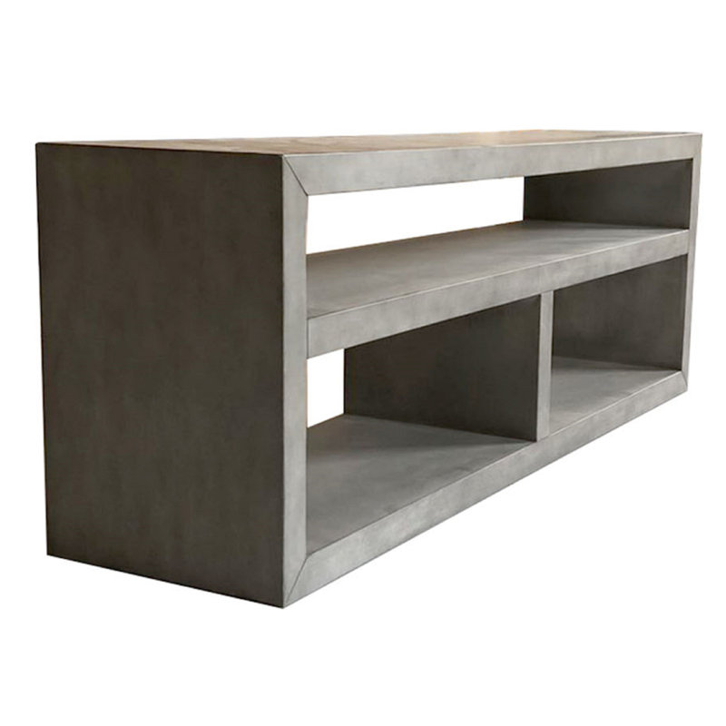 Unfinished TV Stand for TVs up to 78", Gray