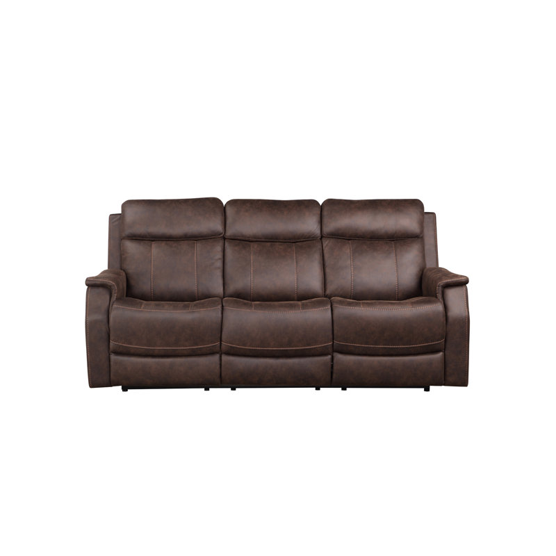 Luxurious Reclining Sofa - Power Footrest, Power Headrest - High Leg Design, Stylish and Comfortable