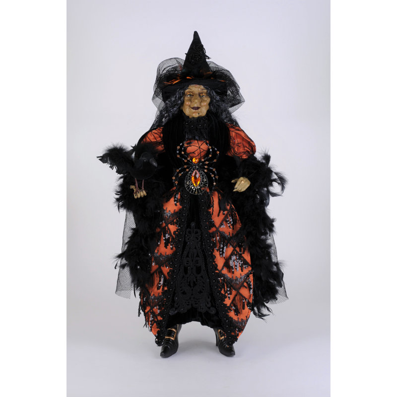Orange Standing Witch