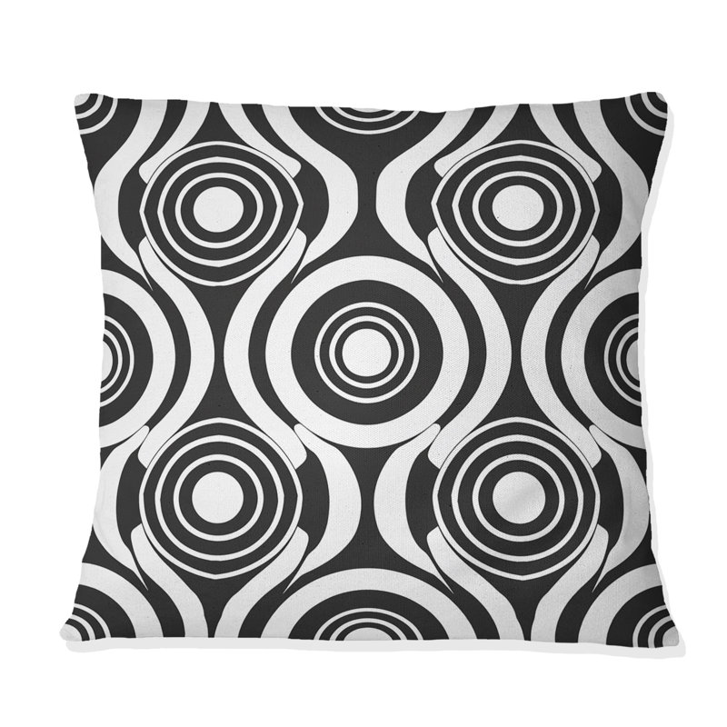 Coussin Retro Art, H 16 po x l 16 po