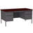 Double Pedestal Office Desk with Center Drawer for Home, Office, or School-111532512-13922310
