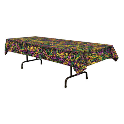 Finkelstein Mardi Gras Beads Tablecloth