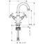 AXOR Montreux Single Hole Bathroom Faucet-11081086