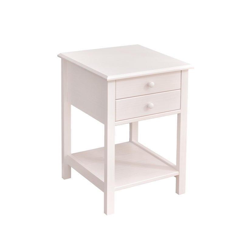 Adaryl 17.7'' W Solid Wood Stand, White