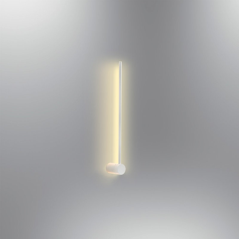 Éclairage à DEL en métal, Blanc, H 3,9 po x l 2,4 po x P 24 po