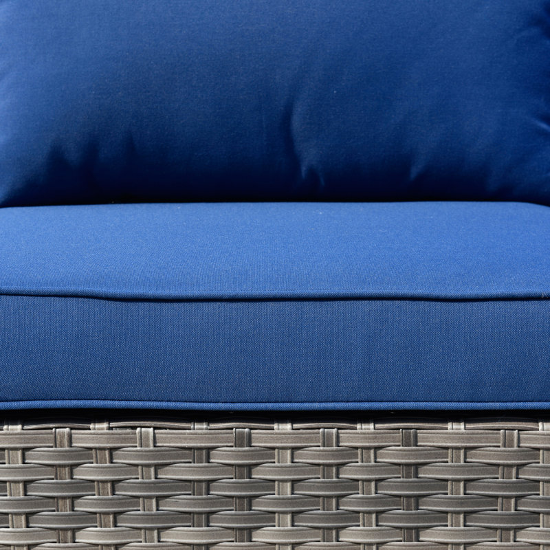Ensemble de conversation pour 4 personnes Rawleigh, Bleu marine