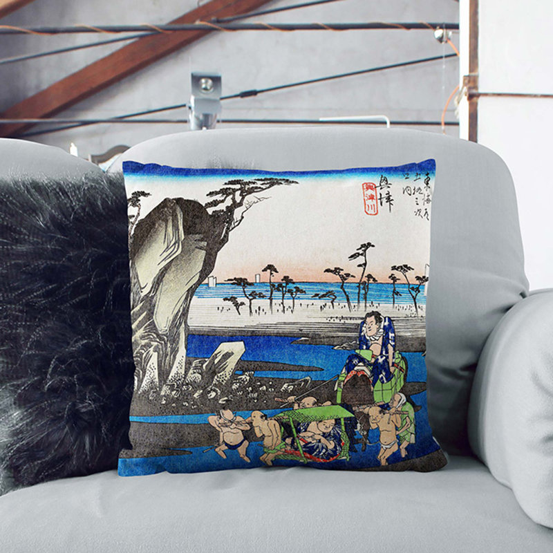 Square Throw Cushion, 55cm H x 55c m W x 20cm D