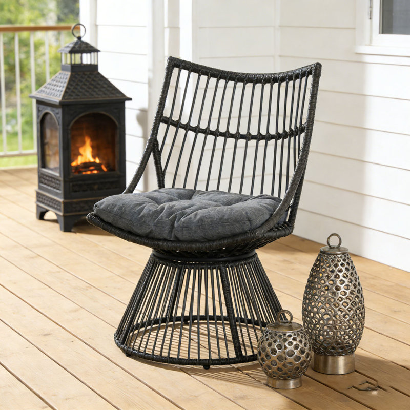 Chaise d'extérieur en rotin