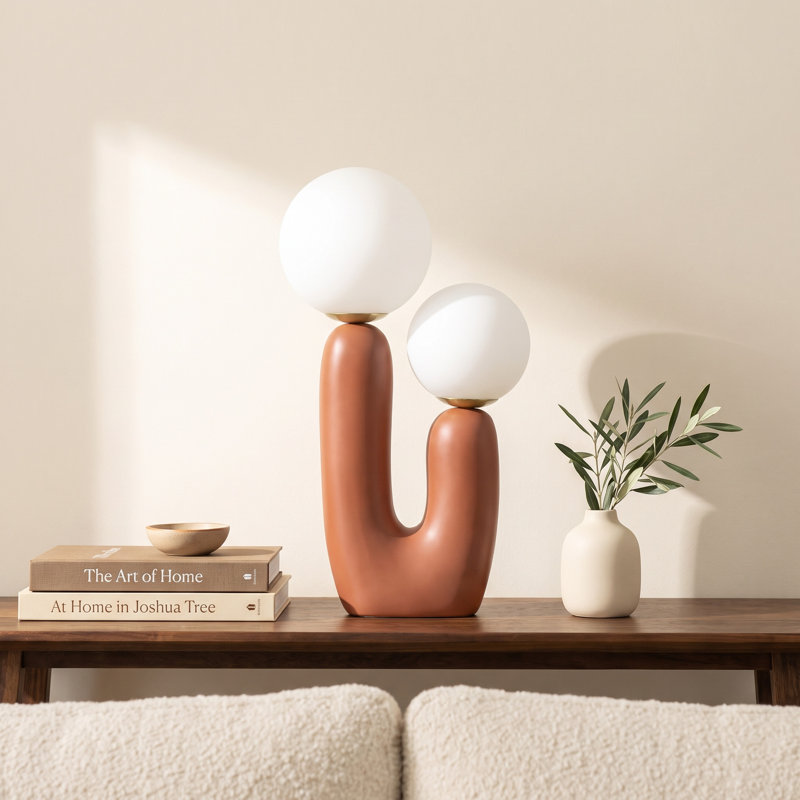Pimento Resin Novelty Lamp, Brick